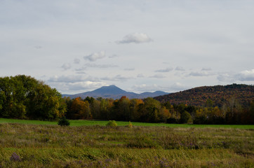 Fototapeta premium Vermont Foliage October Landscape 2