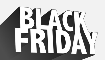 3D Black Friday Sale Text | EPS10 Vecotr