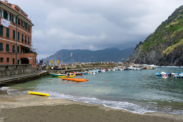 Fototapeta na wymiar Town of Vernazza in Cinque Terre, Italy