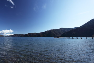 千手ケ浜から見た中禅寺湖