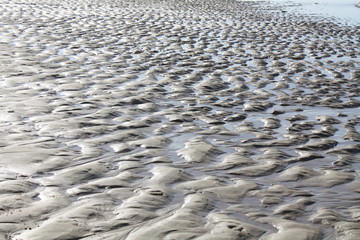 Ebbe mit Sandwellen
