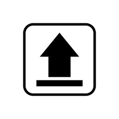 upload icon vector design symbol