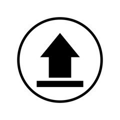 upload icon vector design symbol