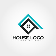 House logo design template, home icon, architecture,building and construction, illustration element -vector