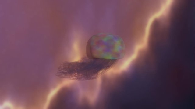 Cosmic jelly fish life on another planet Alien life form