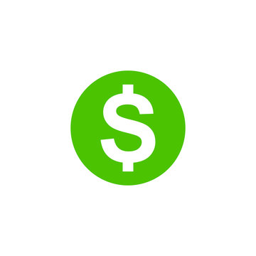 dollar icon money vector design symbol