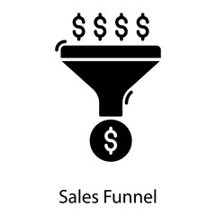  Sales Funnel Vector