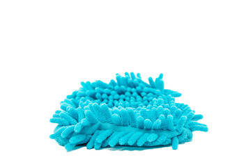 cleaning rag isolated on white background