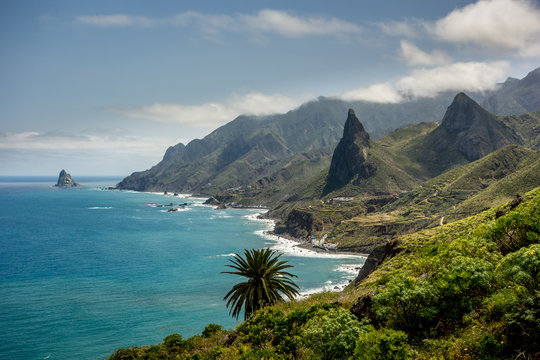 North coast of Tenerife the biggest of Canary Islands