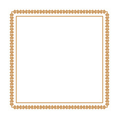 Isolated frame ornament vector design