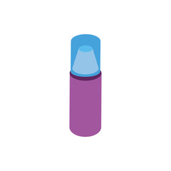 bottle makeup product isolated icon