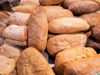  close-up of baking fresh, fragrant, tasty, crispy