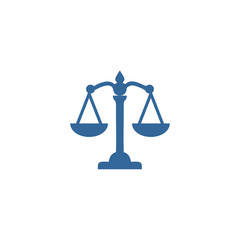 scale icon vector design symbol of legal,justice
