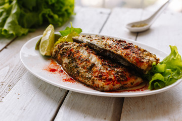 baked fish in spices