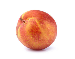 Yellow Plum   isolated on white background.