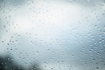  raindrops on the windshield