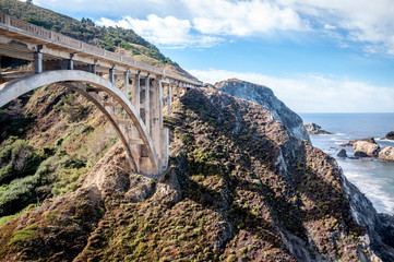 route côtière Big Sur en Californie