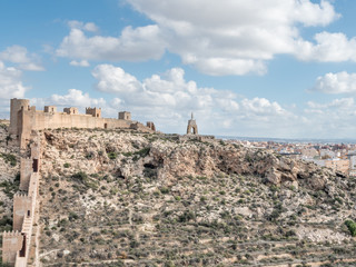 Fortifications de l'Alcazaba à Almeria