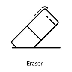  Eraser Line Vector