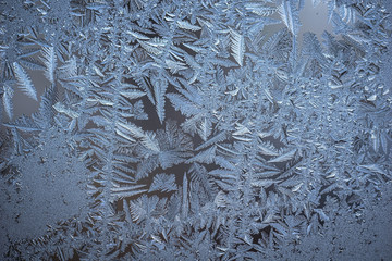 Icy glass natural pattern