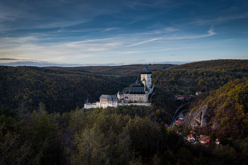 Karlstejn Castle is a large Gothic castle founded 1348 CE by Charles IV, Holy Roman Emperor-elect...