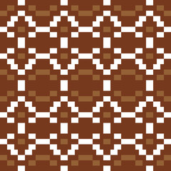 seamless geometric abstract pixel pattern