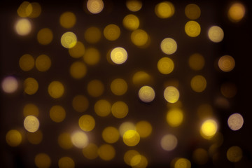 Fototapeta premium Many small lights are out of focus. Background image