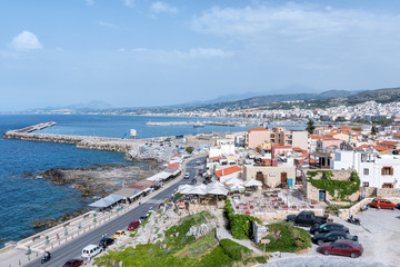 Rethymnon, vue de la vieille ville, Crète