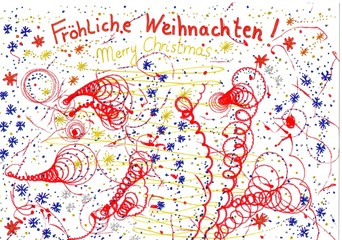 Fröhliche Weihnachten Merry Christmas