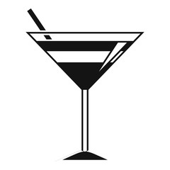 Sexy beach cocktail icon. Simple illustration of sexy beach cocktail vector icon for web design isolated on white background