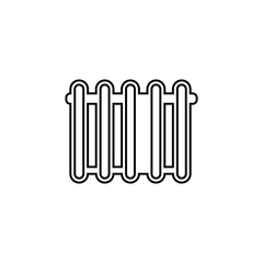 Heater icon. Room heater symbol. Logo design element