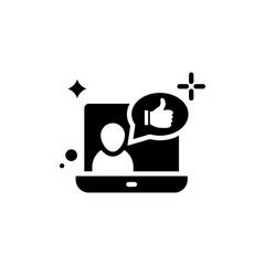 Social Media  Vector Glyph Icon