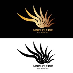 Eagle logo design template. Vector illustration