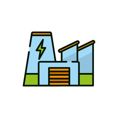 Isolated ecology and bio industry vector design