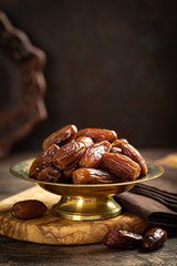 Dates fruits, healthy organic vegetarian food