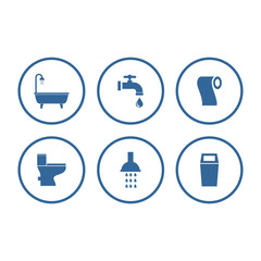 bathroom icon vector design symbol