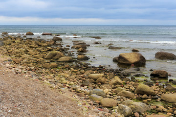 Fototapeta na wymiar Beautiful landscape of the Baltic Sea coast.