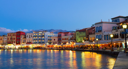 venetian habour of Chania, Crete, Greece