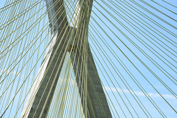 Fototapeta premium cable bridge