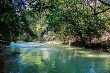 Obraz premium Río en selva de Chiapas