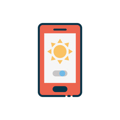 Isolated smartphone icon vector design