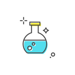 Flask Vector Icon