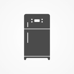 Refrigerator vector icon sign symbol