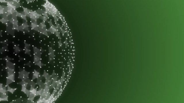 Technology business animation background with copy space