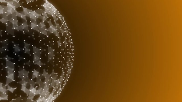 Technology business animation background with copy space