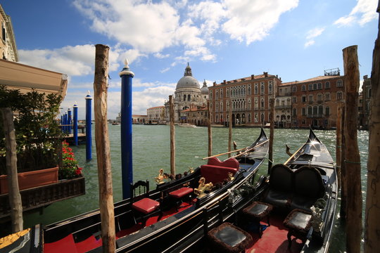 Gondola in the canl, Venice, Italy