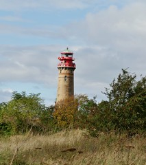 Fototapeta na wymiar Leuchtturm von Kap Arkona auf Rügen