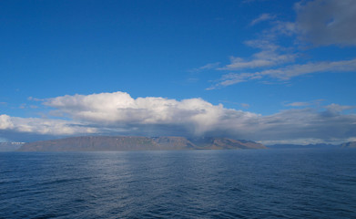 Eyjafjordur Fjord, Iceland from a cruise