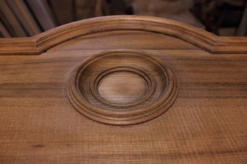 old wood bed fragment