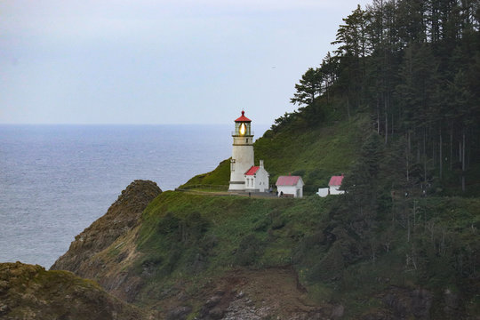 lighthouse on Oregon coast